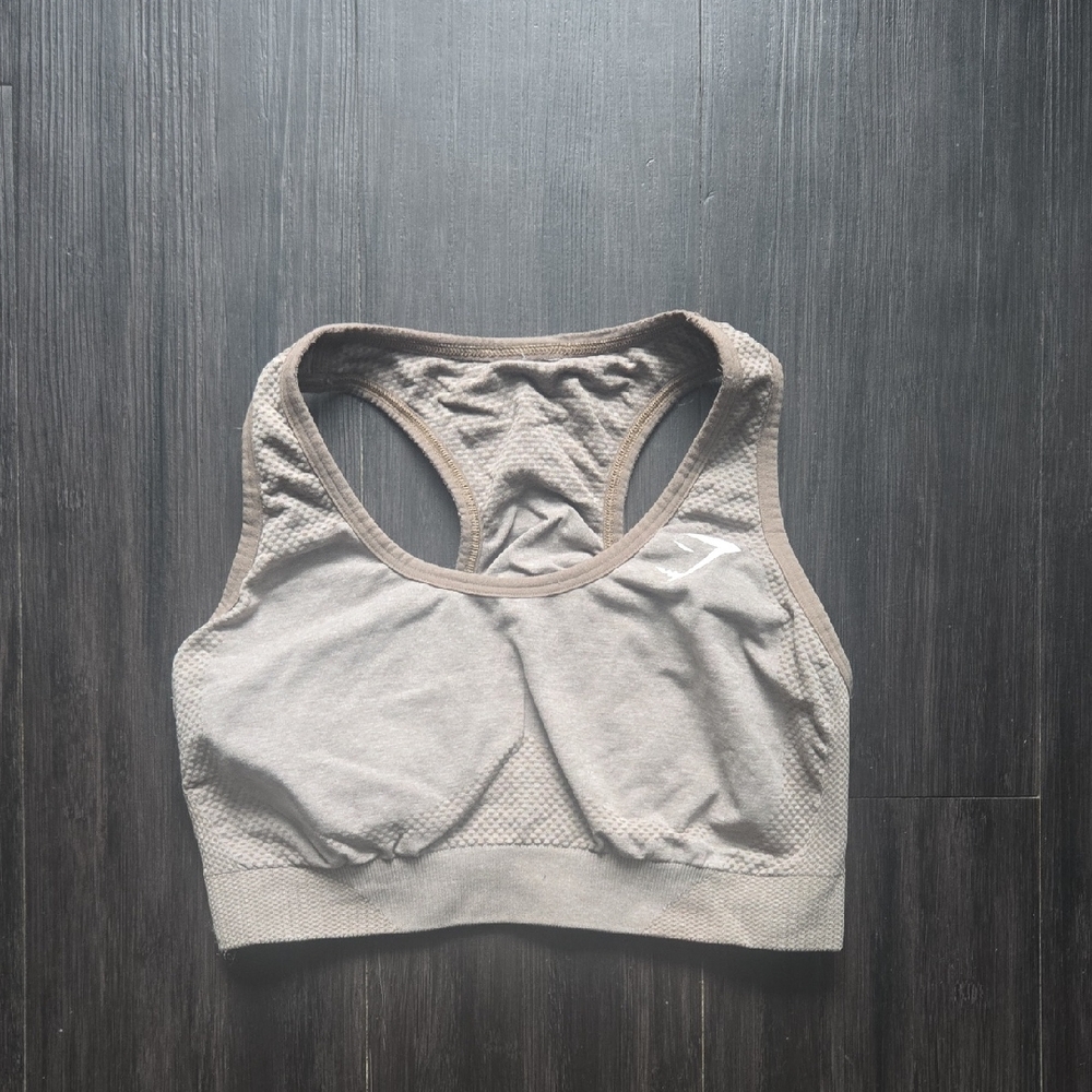 Gymshark Women's Tan Sports Bra
